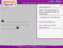 Tablet Screenshot of mexicali-blues.com